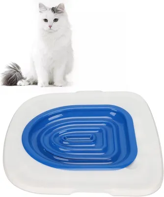 Produktbild von Katzenklo-Trainer Universal - Toilettentraining - Katzen-Toilettentrainer - Tragfähigkeit - Inklusive Katzen-Toilettenpads - Einfach zu bedienen - Toilettentrainer
