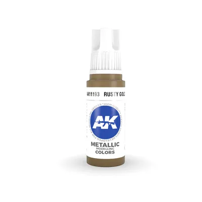 Produktbild von AK Interactive S.L. AK-11193 Rusty Gold (3rd Generation)