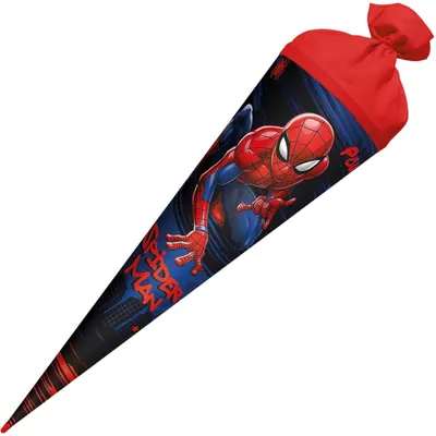 Produktbild von Roth Marvel Spider-Man Schultüte 70 cm rund Filzverschluss