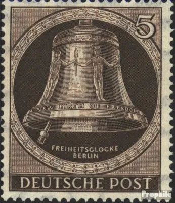 Produktbild von Briefmarken Berlin (West) 1951 Mi 75 gestempelt Freiheitsglocke