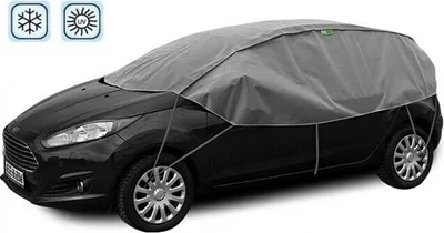 Produktbild von KEGEL Autoabdeckung Schutzhülle Halbgarage Allwetter wasserdicht Winter Sommer Innenbereich Außenbereich 255-275cm 70cm S-M