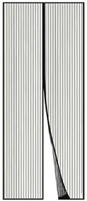 Produktbild von Famanu Fliegengitter für Türen - Effektiv mit 28 starken Magneten, 100x210 cm, Schwarz