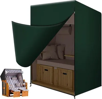 Immagine prodotto di Copertura resistente alle intemperie, verde, 135x105, da spiaggia