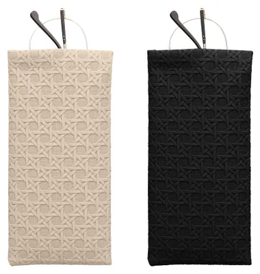 Produktbild von kwmobile 2x Brillenetui weich aus Kunstleder - Sonnenbrillen Etui Set - Brillentasche für Sonnenbrille und Lesebrille - weiche Brillenhülle mit