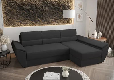 Produktbild von BEDANTE Ecksofa L REBI L3 Rainbow 27 Rechts mit Schlaffunktion, Grau, L-Form, Sofa mit Stauraum, Bettkasten, Wohnzimmersofa, Couch, Sofa, Bettsofa