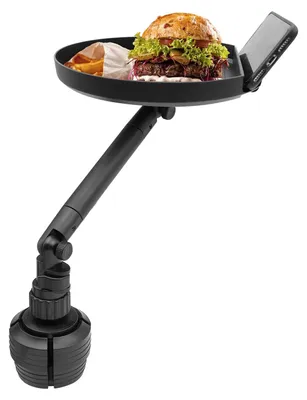 Imagen del producto de Macally - Portavasos para coche. Bandeja de escritorio con soporte para smartphone