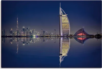 Produktbild von ARTland Leinwandbild Dubai II Größe: 90x60 cm