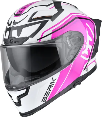 Produktbild von Berik FF871 Mapuro Helm, weiß/schwarz/lila, S