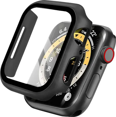 Productafbeelding van imoshion Full Cover Hardcase voor de Apple Watch 7 / 8 / 9 - 45 mm - Zwart