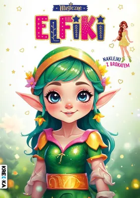 Zdjęcie produktu dla Kolorowanka Magiczne Elfiki dla dzieci z brokatem