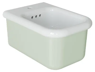 Image de Bidet suspendu rétro - True Colors Lite - Vert Pastel