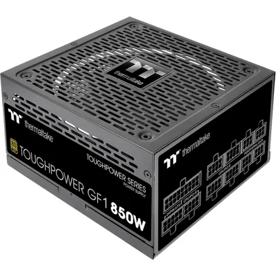 Produktbild von Thermaltake Toughpower GF1 TT Premium Edition, 850 W, 100 - 240 V, 1020 W, 50 - 60 Hz, 10 A, 16 ms