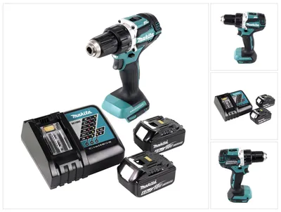Immagine prodotto di Makita DDF 484 RG Trapano avvitatore a batteria Brushless 18 V 54 Nm + 2x batteria ricaricabile 6,0 Ah + caricabatterie