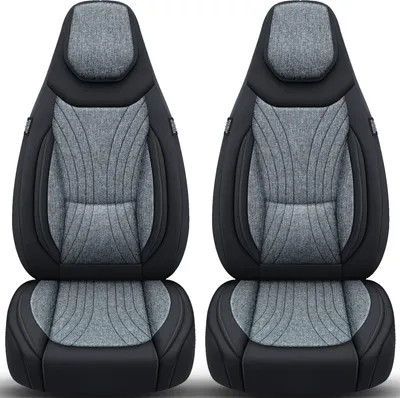 Produktbild von Schonbezüge Sitzbezüge für Smart fortwo 453 Bj ab 2014 in Schwarz/Grau C1