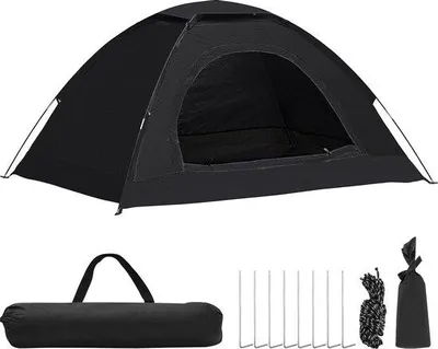 Produktbild von Famanu Campingzelt für 1-2 Personen - Wasserdicht, winddicht, UV-beständig