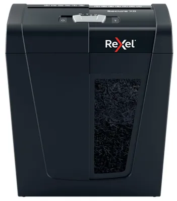 Produktbild von Rexel Secure X8, Kreuzschreddern, 4 x 40 mm, 14 l, 125 Blätter, 68 dB, 8 Blätter