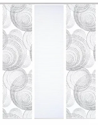 Produktbild von 84111 SPIRO Schiebegardine recyceltes Polyester, Bambusoptik, 245x60