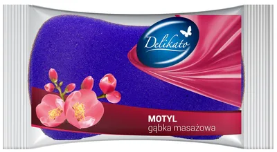 Produktbild von Massage-Schwamm Schmetterling für entspannende Wellness-Momente - 1 Stück