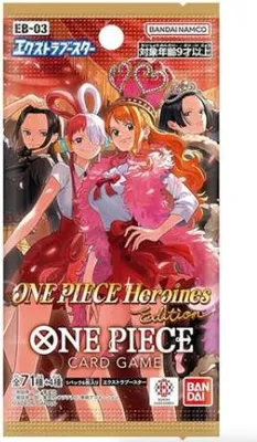 Produktbild von 1x One Piece EB03 Booster Japanisch – Offizielles Sammelkartenspiel-Set für Fans & Sammler + Heartforcards Premium-Versandschutz