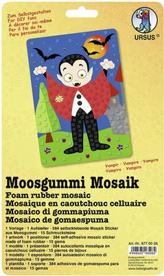 Immagine prodotto di Moosgummi, mosaico "Vampiro"