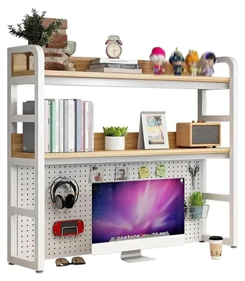 Obrázok produktu pre Knižnica, 2-poschodová, minimalistický moderný dizajn, biela