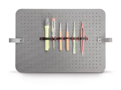 Produktbild von PARAT Bandklammern-Set für Lochtafel, incl. Gummiband