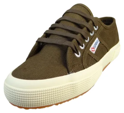 Immagine prodotto di Superga Sneaker da donna alta 2750 in lino, modello basso, S6138IW, marrone