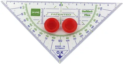 Zdjęcie produktu dla KUM 227.03.19 Trójkąt geometryczny z uchwytem 16 cm