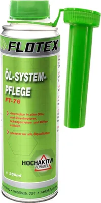 Produktbild von Flotex Öl Systempflege, 250ml Additiv Öl Booster Reiniger Systemreiniger