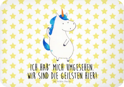 Produktbild von Mr. & Mrs. Panda magnet Einhorn Mann - Weiß - Geschenk, Unicorn, haftmagnet, Party, Kühlschrankmagnet, wandmagnet, Familie, Freundin, BFF, whiteboardmagnet, Notizhalter