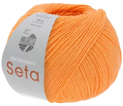 Produktbild von Lana Grossa - Meilenweit 100g Seta 0019 orange
