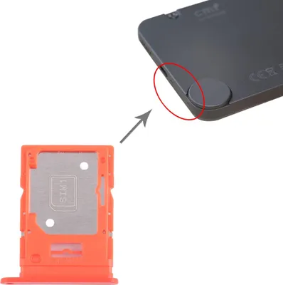 Obrázek produktu pro Pro telefon Nothing CMF 1 SIM Card Tray SIM Micro SD Náhradní díl Orange