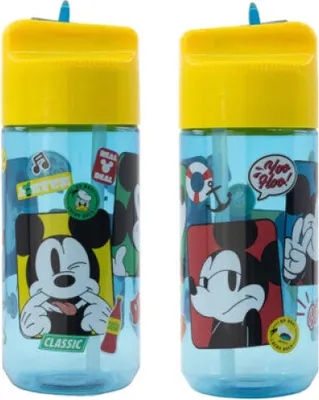 Produktbild von Disney Mickey Maus Kinder Wasserflasche Trinkflasche Flasche 430 ml