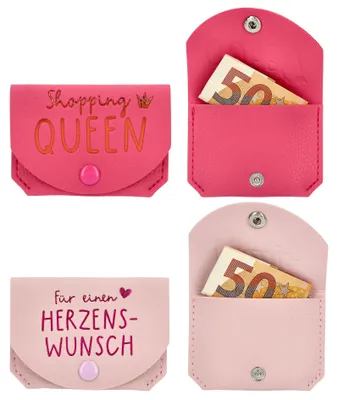 Produktbild von WUNSCHERFÜLLER Geldtäschchen aus Kunstleder