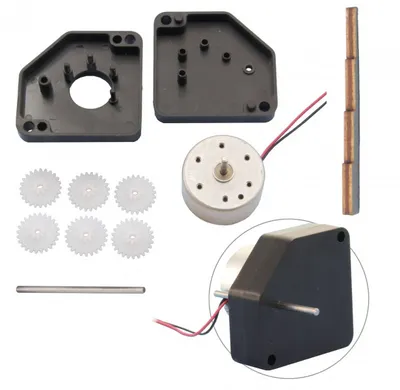 Produktbild von SOL-EXPERT Bausatz Universalgetriebe G243 mit Motor