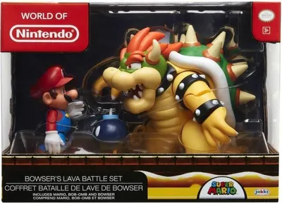 Immagine prodotto di Nintendo Super Mario - Spielfiguren-Set Bowser vs. Mario