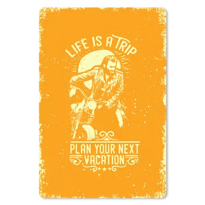 Produktbild von MuchoWow® Mauspad Mousepad Jahrgang - Motorrad - Design 18x27 cm - Mousepads - Maus Mat - Pad - Mausunterlage