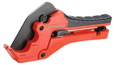 Obrázek produktu pro Rothenberger ROCUT 42 TWIN CUT řezačka plastových trubek 0 - 42 mm řezy ( 1000003011 ) pro řezání PE / MSR / PEX / PB / PVC / PPR trubek.
