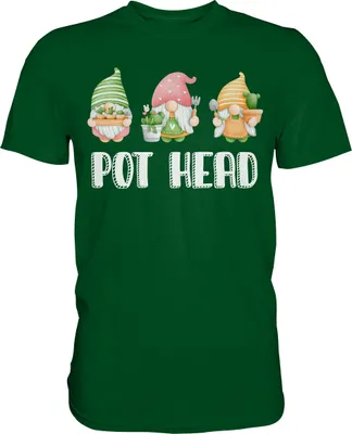 Produktbild von Kaktus Gartenzwerge Gärtner T-Shirt – Bottle Green / XXL