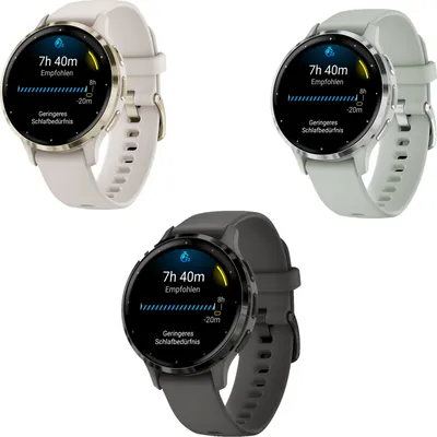 Immagine prodotto di Garmin Venu 3S 3,05 cm (1,2") AMOLED 41 mm Digitale 390 x 390 pixel Touchscreen Oro, Avorio Wi-Fi GPS (satellitare)