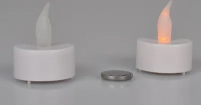 Produktbild von LED-Teelichter 5x 2er-Set mit Batterien elektrische Kerze Deko Teelicht weiß