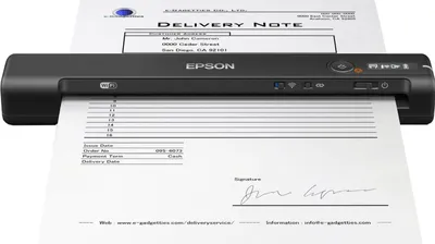 Obrázok produktu pre Epson WorkForce ES-60W, 600 x 600 DPI, 48 bit, 24 bit, 16 bit, 8 bit, 4 s/str.