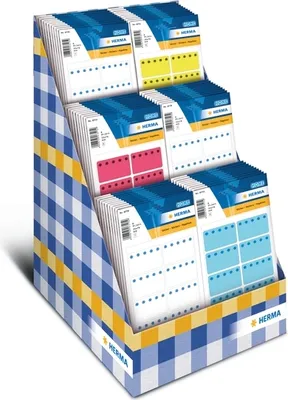 Produktbild von Herma Tiefkühletiketten Display Mix 60 Pack