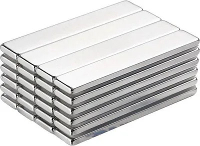 Produktbild von Famanu Neodym-Stabmagneten 24 Stück - 60 x 10 x 3 mm - hohe Qualität