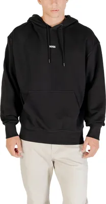 Produktbild von Boss Herren Fleece Hoodie Schwarz : Größe - S Größe: S