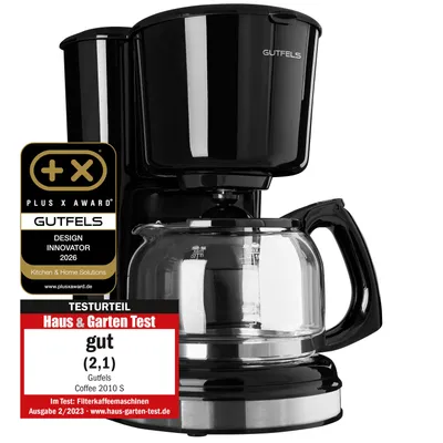 Produktbild von GUTFELS Filterkaffeemaschine COFFEE 2010 S | 12 Tassen | Schwarz