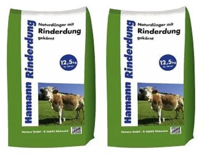 Produktbild von Hamann Mercatus Naturdünger mit Rinderdung 2 x 12,5 kg