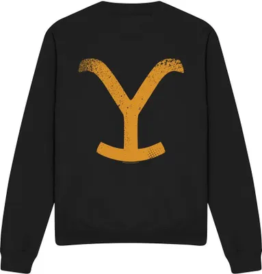 Immagine prodotto di Yellowstone - Felpa "Large Brand" per uomo/donna Unisex TV12172 (L) (Nero)