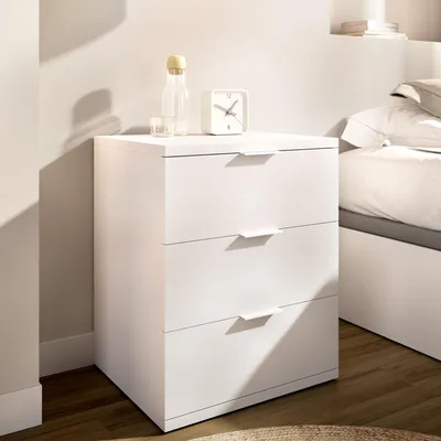 Immagine prodotto di Blythe - Comodino, 34x42x57h cm Bianco, un Ripiano