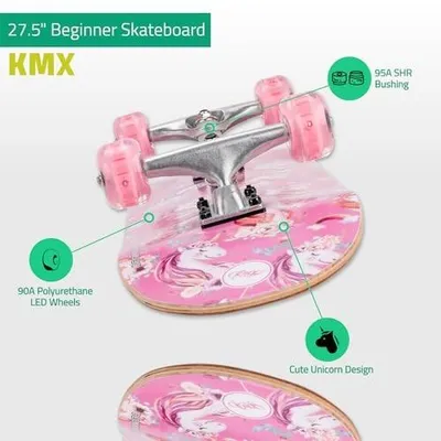 Immagine prodotto di Skateboard per principianti - 80 x 20 cm - Completo di attrezzo per skateboard